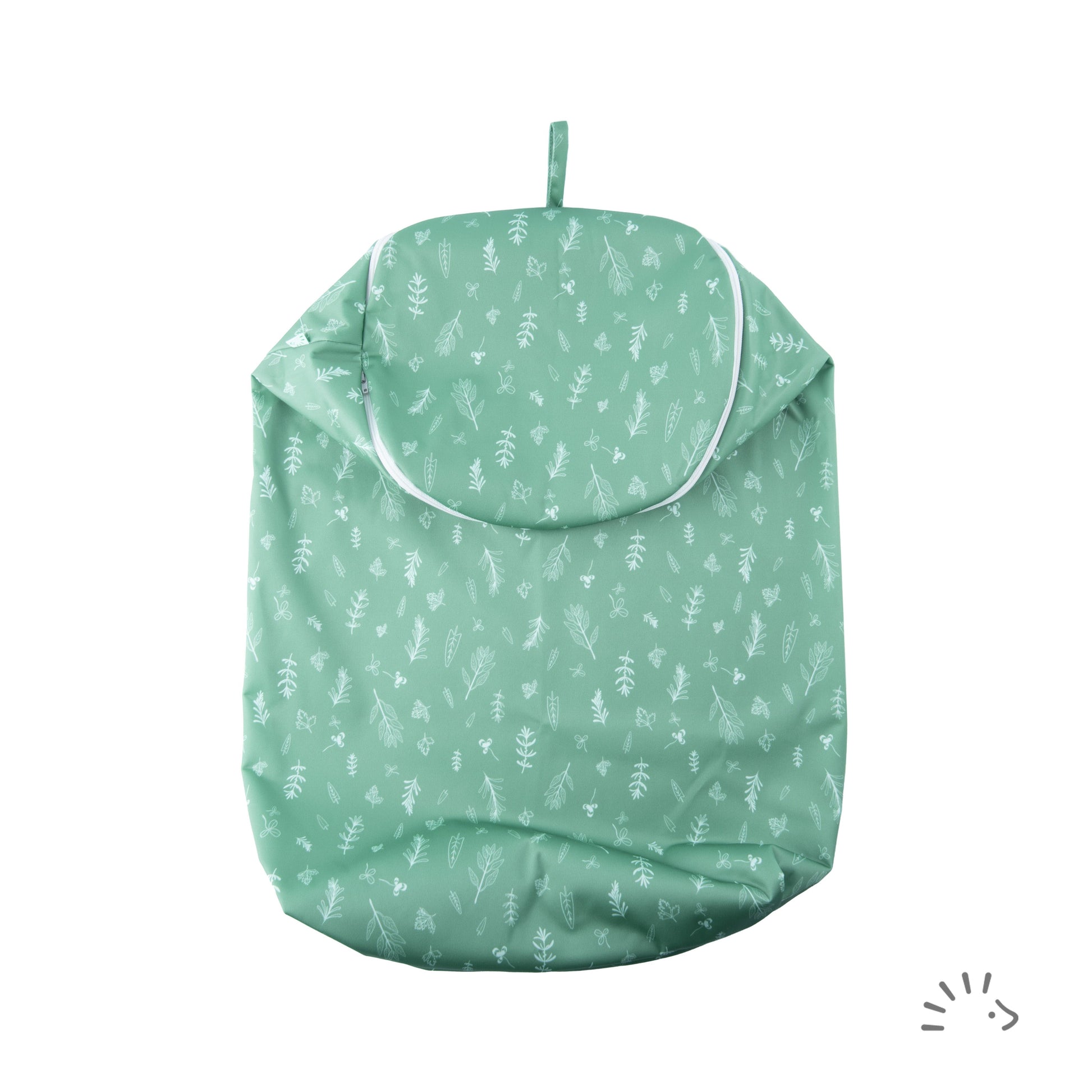 Popolini Windelsack Style RONDO 54 cm Green Leaves