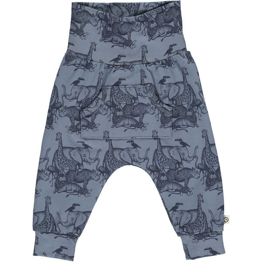 müsli Savannah Pocket Pants Babyhose Boy Dusty Blue