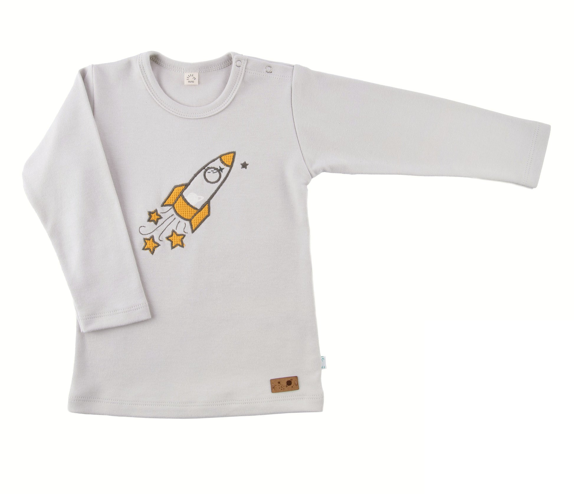 iobio Langarm Shirt Interlock Stardust Rakete