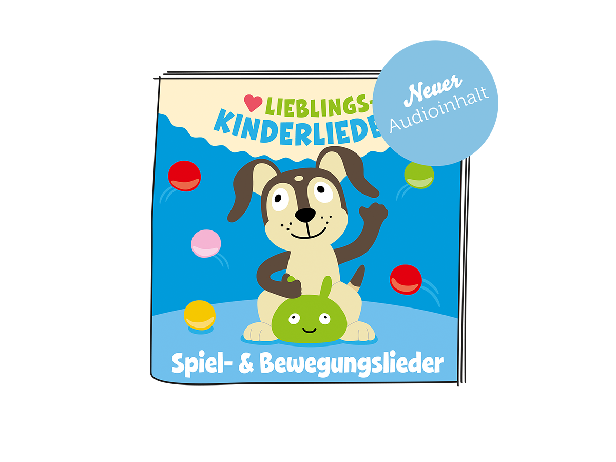 tonies Hörfigur für Toniebox: Lieblings-Kinderlieder Spiel- und Bewegungslieder