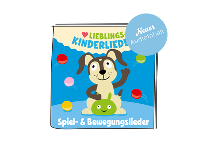 tonies Hörfigur für Toniebox: Lieblings-Kinderlieder Spiel- und Bewegungslieder