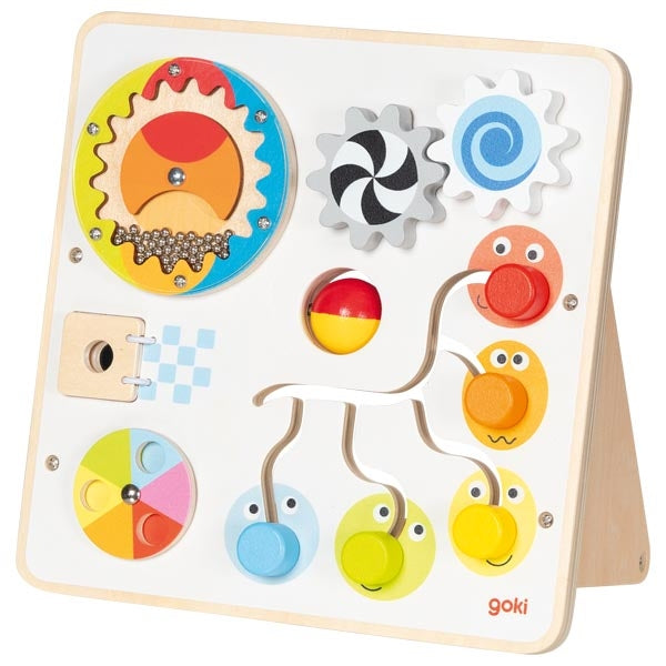 Goki Steckboard Holz Activity- und Motorikboard 1+