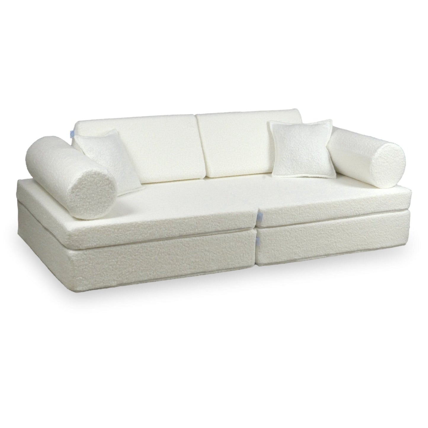 mimii Kindersofa Deluxe Montessori Bouclé Creme