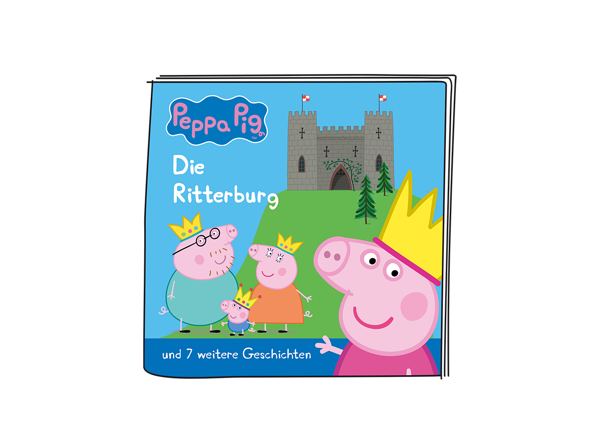 tonies Hörfigur für Toniebox: Peppa Pig Die Ritterburg und 7 weitere Geschichten