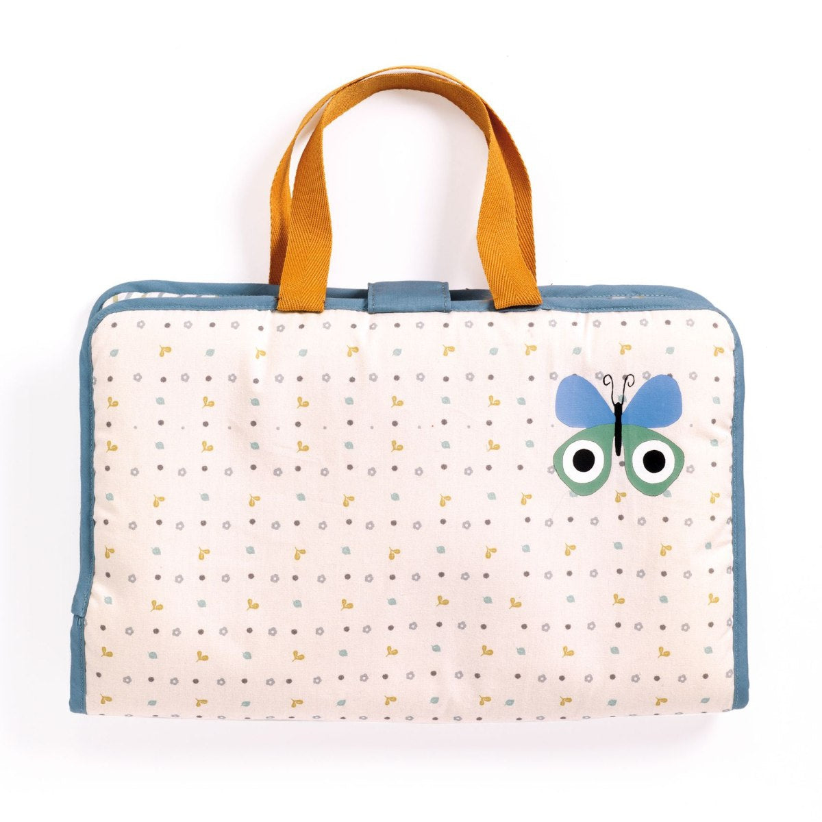 Djeco Puppen Wickeltasche Pomea Blue Fly