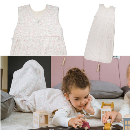 Popolini Interlock Schlafsack 2-lagig Confetti Pünktchen – Baby-Weingart