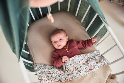 Jollein Spannbetttuch für Wiege und Beistellbett 40/50 x 80/90 cm