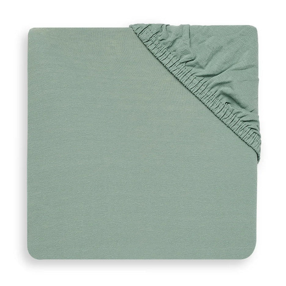 Jollein Spannbetttuch Jersey Ash Green