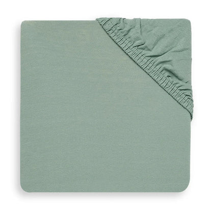 Jollein Spannbetttuch Jersey Ash Green