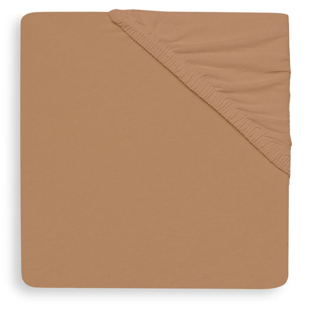 Jollein Spannbetttuch Jersey Braun