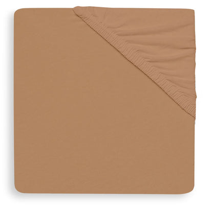 Jollein Spannbetttuch Jersey Braun