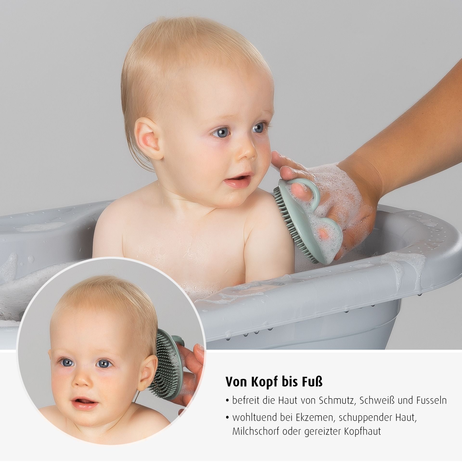 reer BabyCare Badebürste aus weichem Silikon 0m+