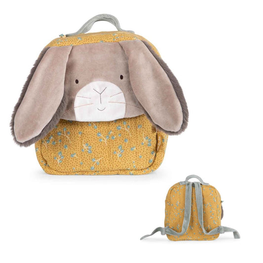 Moulin Roty Baby Kinder Rucksack Les Trois Lapins - Ocker 3J+