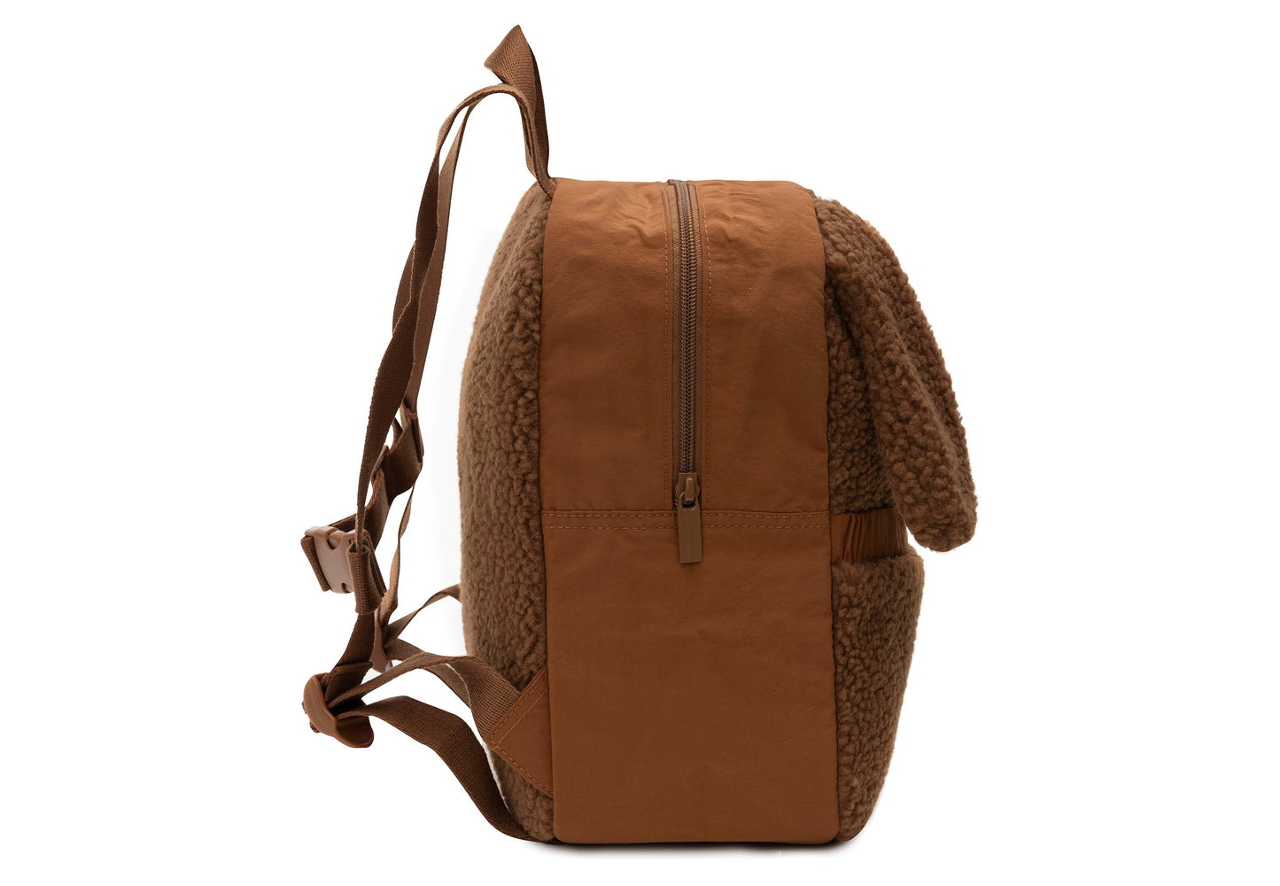 Jollein Kinder Rucksack Hund Diego Braun Seitenansicht2