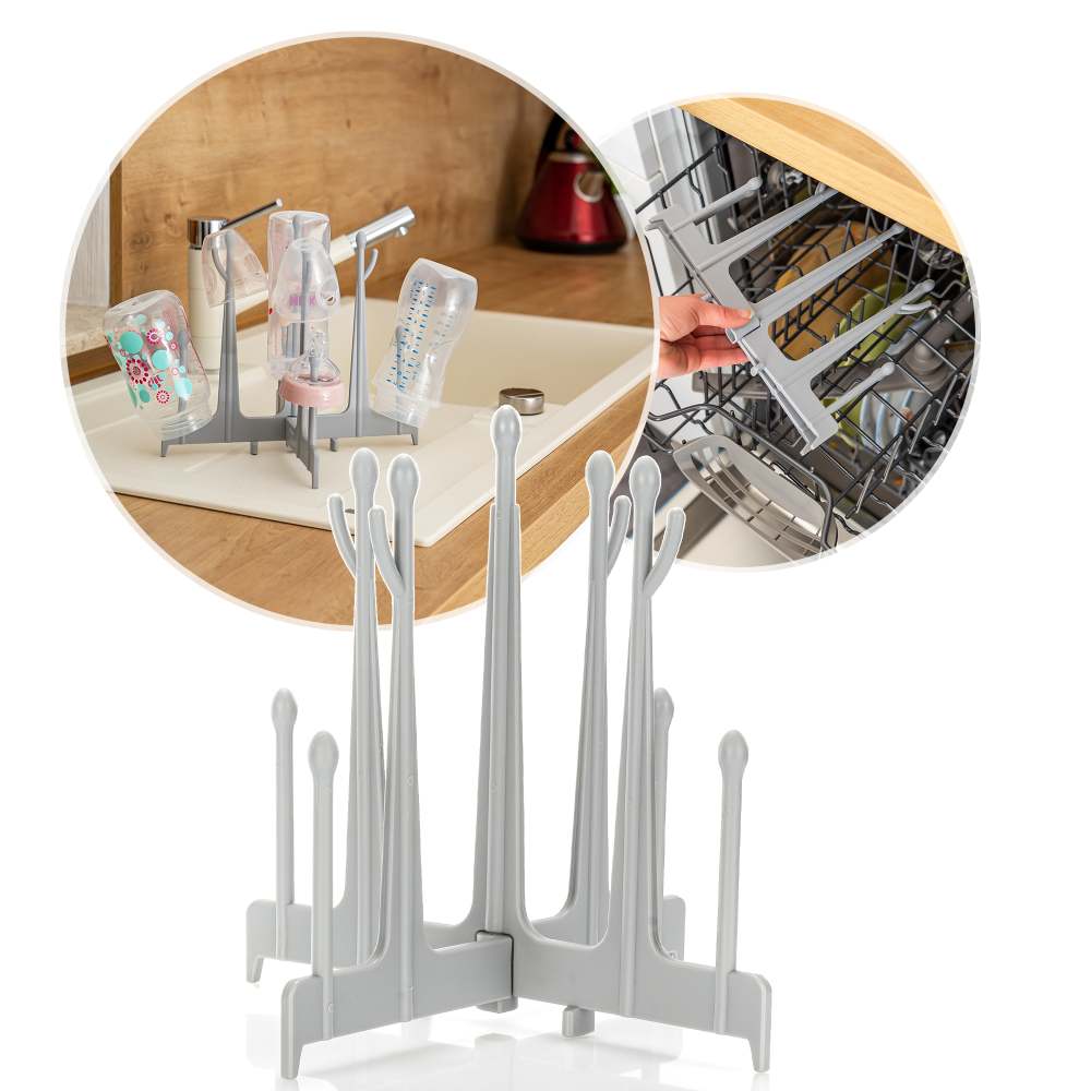 Reer Trockenständer für 9 Babyflaschen - faltbar