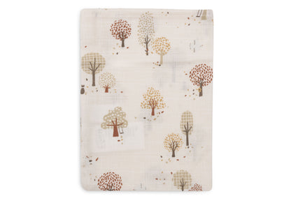 Jollein Mull Waschhandschuh 15x20cm - Tiny Park 3er Pack