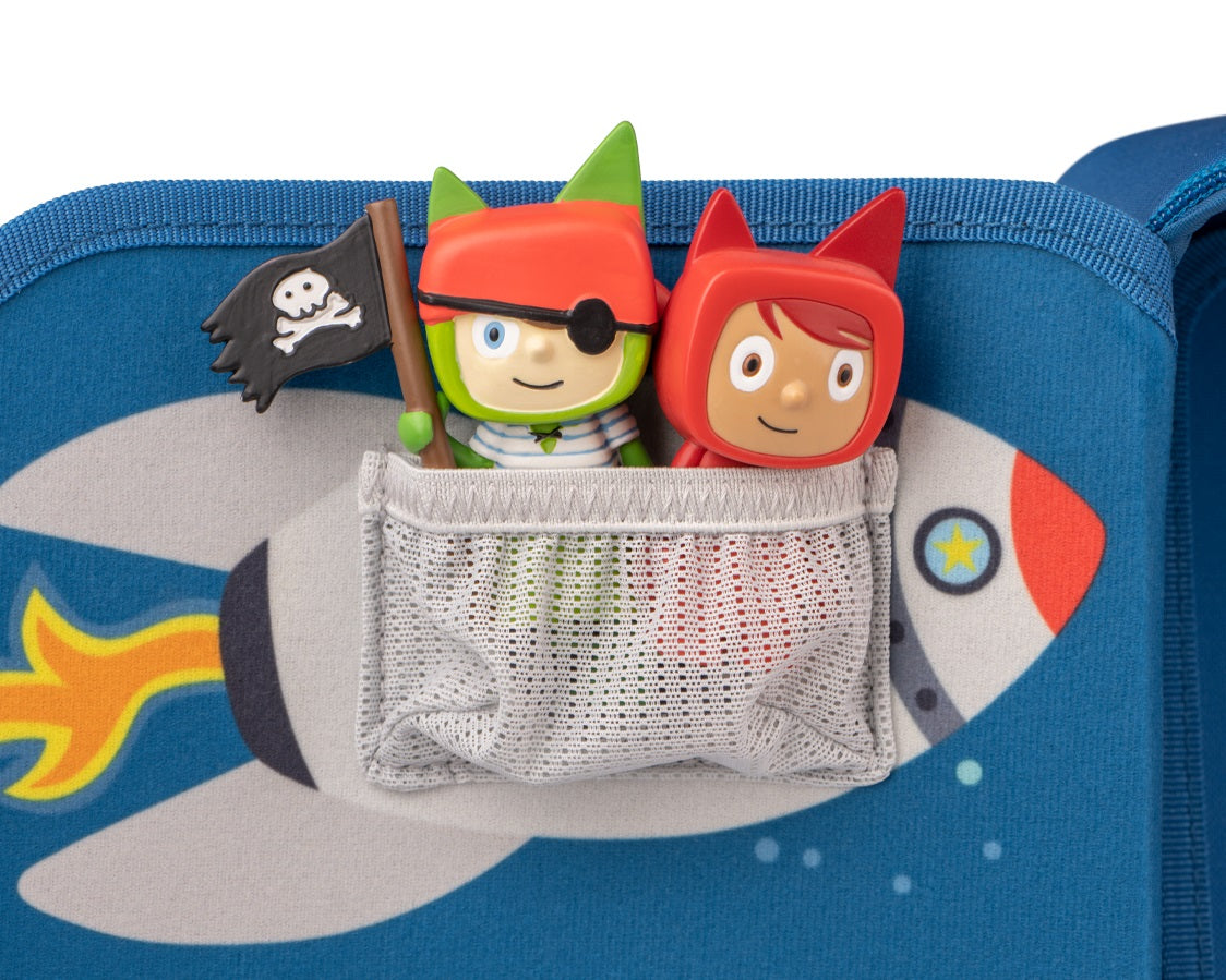 tonies aufbewahrung tasche tonies Bühnen Transporter Weltall, Blaue Tasche für tonies – Baby-Weingart