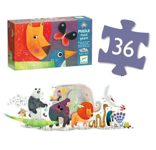 Djeco Riesen Puzzle: Der Parade der Tiere 4J+