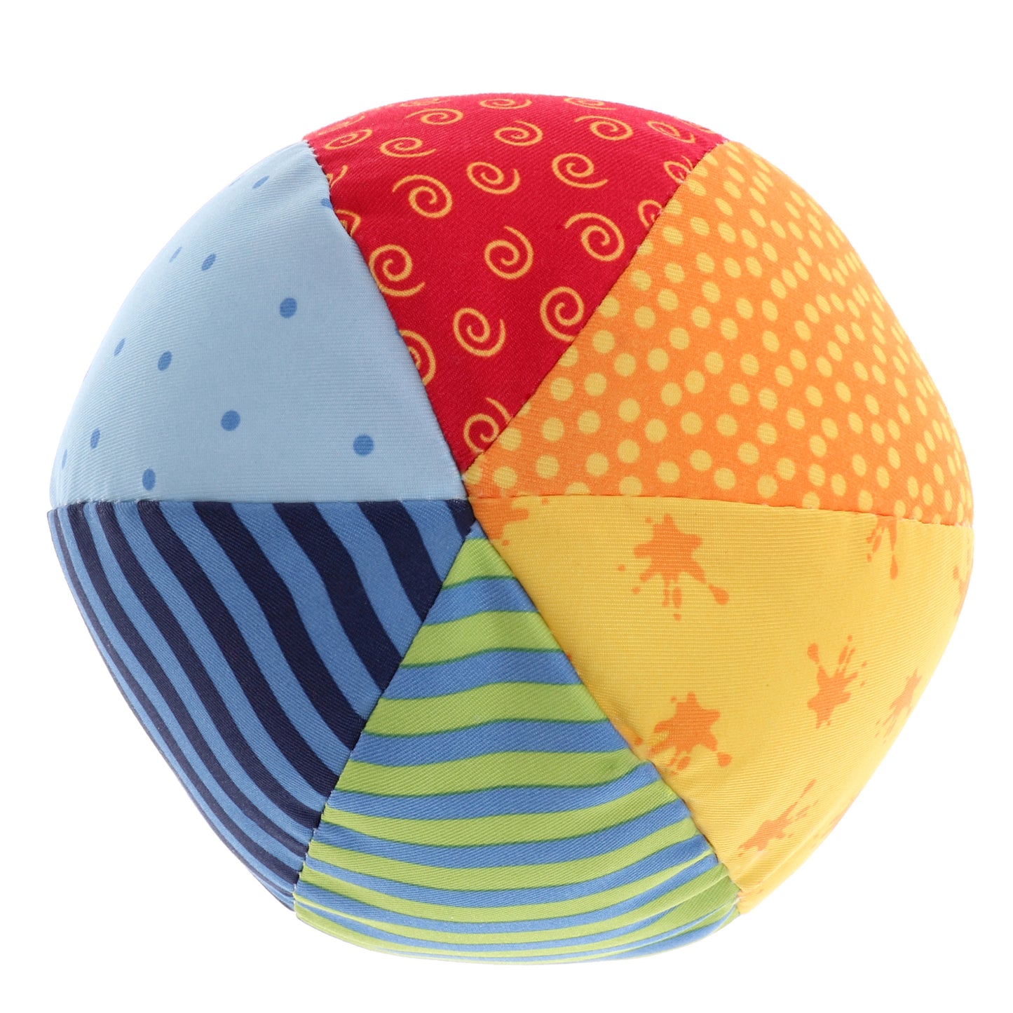 Sigikid Play Q Stoffball 11 cm mit Rassel & Knisterfolie