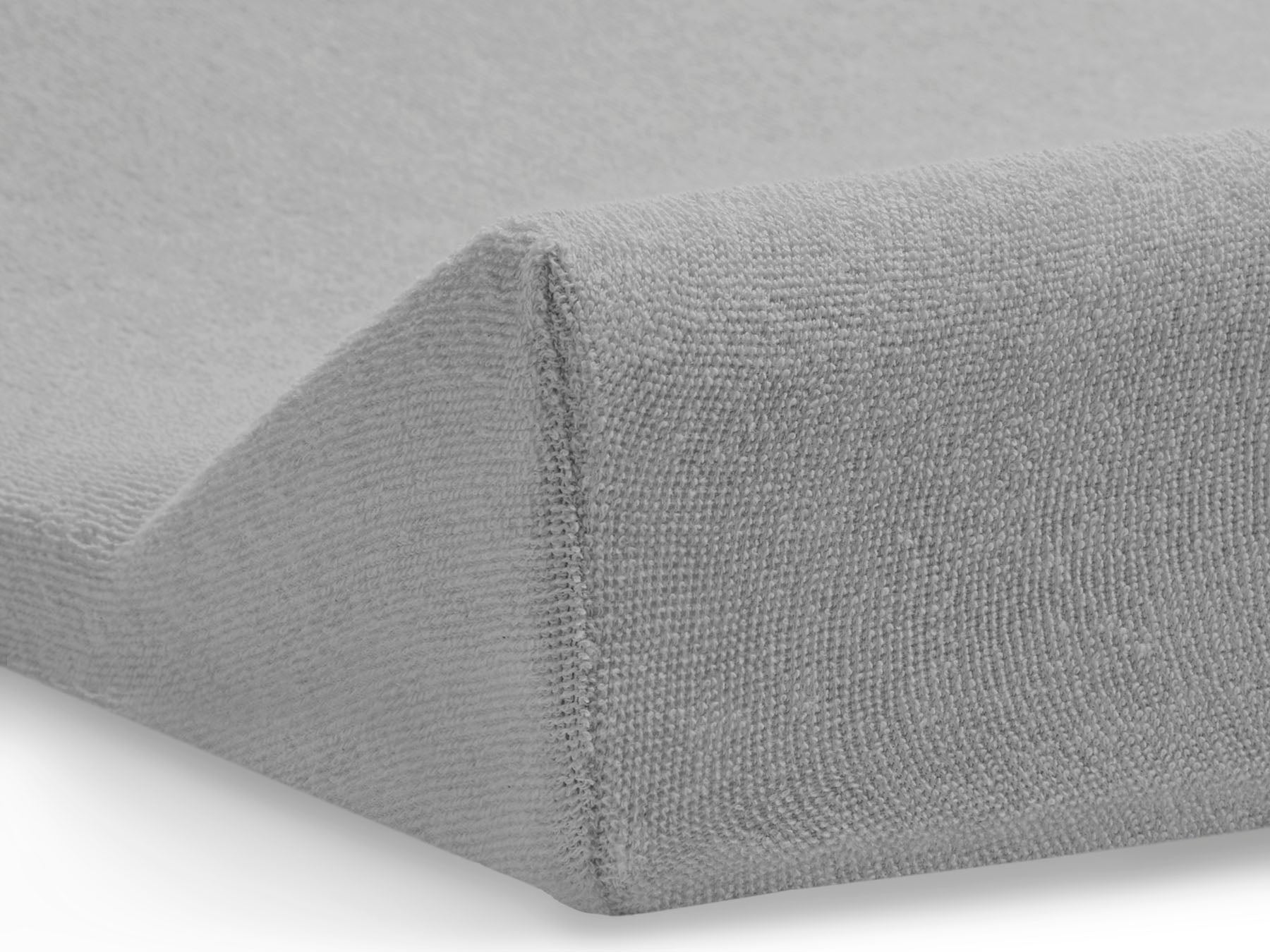 Jollein Bezug für Wickelauflage grau Frottee Detail