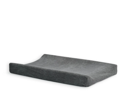 Jollein Wickelauflagenbezug Frottee  50x70cm - Schwarz oder Grau