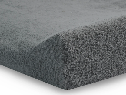 Jollein Wickelauflagenbezug Frottee  50x70cm - Schwarz oder Grau