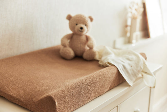 Jollein Wickelauflagenbezug Frottee 50x70cm in verschiedenen natürlichen Brauntönen