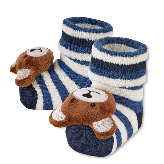 Sterntaler Baby Rasselsocken 4-6 Monate Bärchen braun