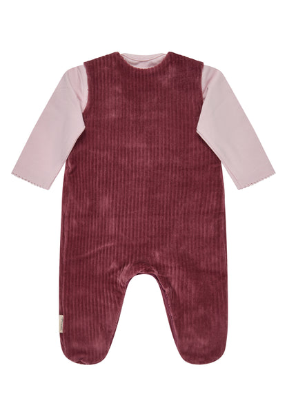 Sterntaler Nicki Cord Stramplerset Bärchen Beere Rückseite
