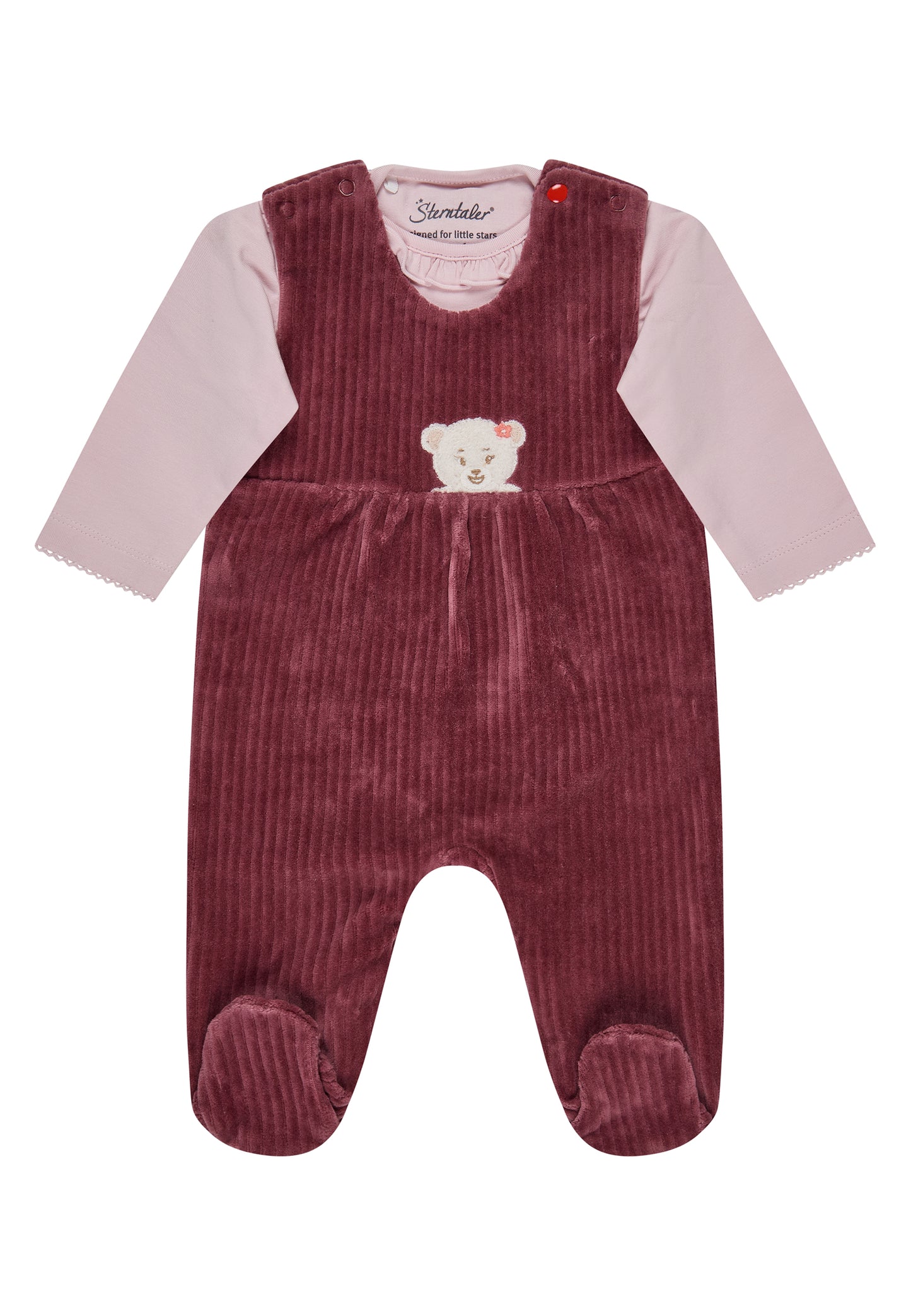 Sterntaler Nicki Cord Stramplerset Bärchen Beere