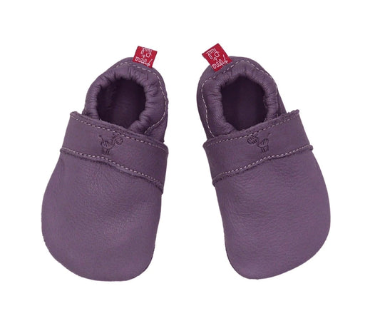 Anna und Paul Classic Lederslipper Flieder Lila