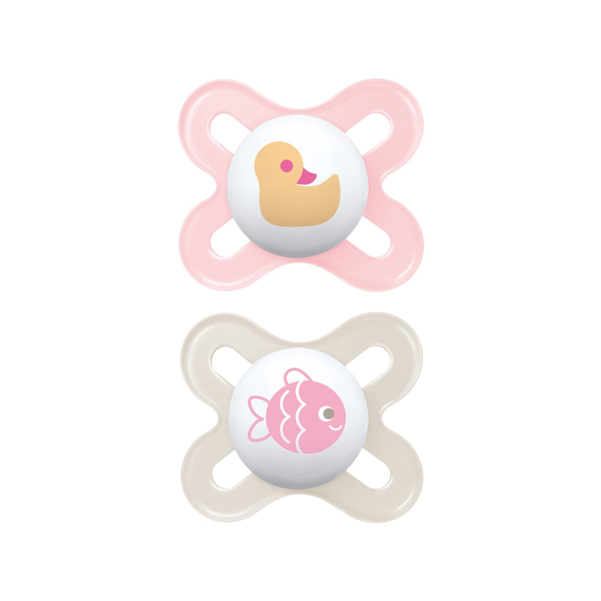 MAM ORIGINAL START Silikon Schnuller Symmetrisch Oval Junge / Mädchen 0-2 M