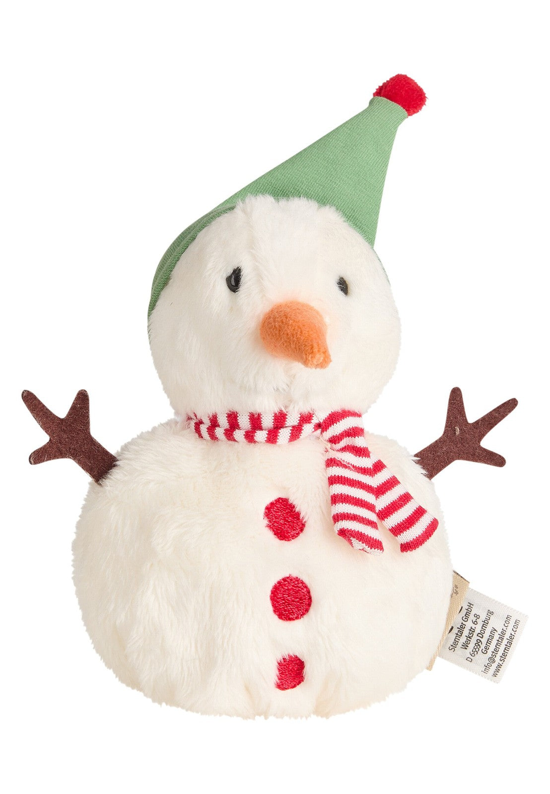 Sterntaler Babygreifling Weihnachten mit Rassel oder Knisterpapier 0M+