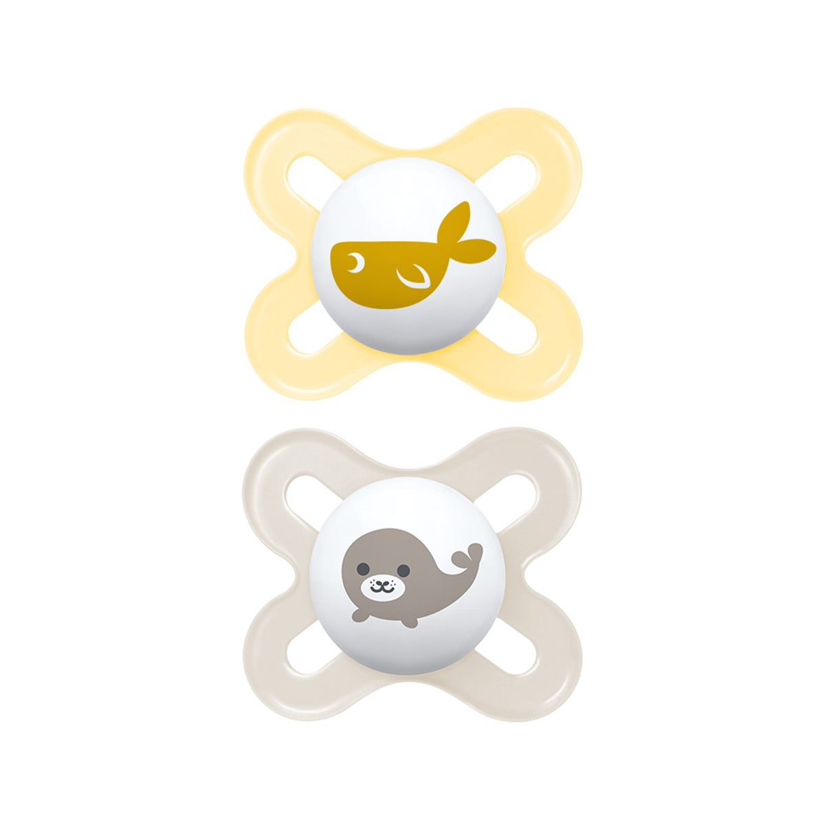 MAM ORIGINAL START Silikon Schnuller Symmetrisch Oval Junge / Mädchen 0-2 M