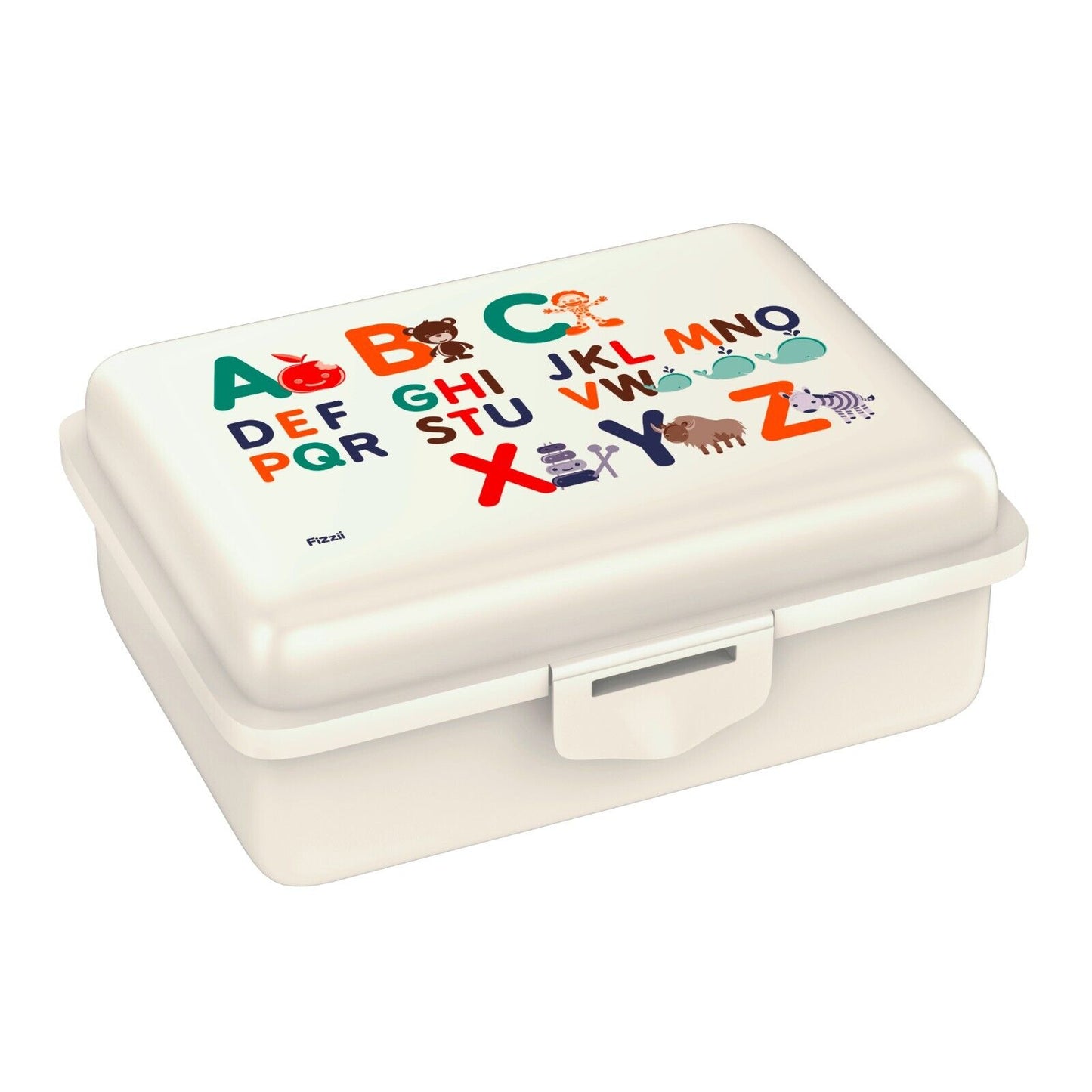 Fizzii Bunte Lunchbox Brotdose Kinderbrotdose mit Trennfach