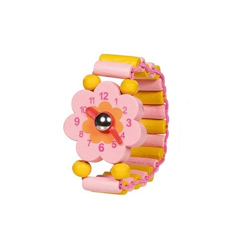 Goki Kinder Lernuhr Armbanduhr aus Holz