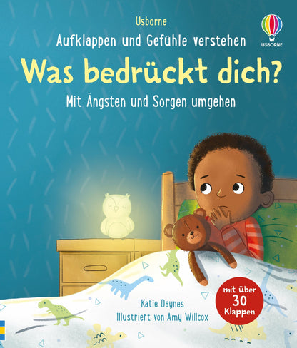 Usborne Kinderbuch mit Klappen: Was bedrückt dich 3J+