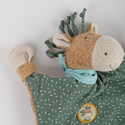 Sigikid Frottee Jersey Schmusetuch Pony Grün