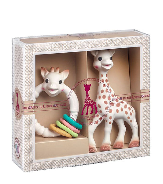 Vulli Geschenkset Sophie la Girafe & Colo-rings 2tlg