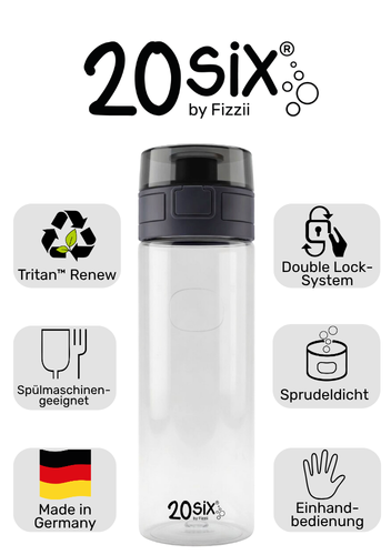Fizzii 20six Sportflasche Trinkflasche 750ml