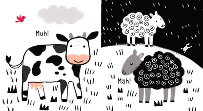 Usborne Kontrastbuch Reihe: Tiere