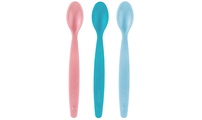 reer MagicSpoon Lange Babylöffel 3er Set mit Wärmeindikator, 3m+