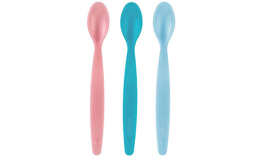 reer MagicSpoon Lange Babylöffel 3er Set mit Wärmeindikator, 3m+