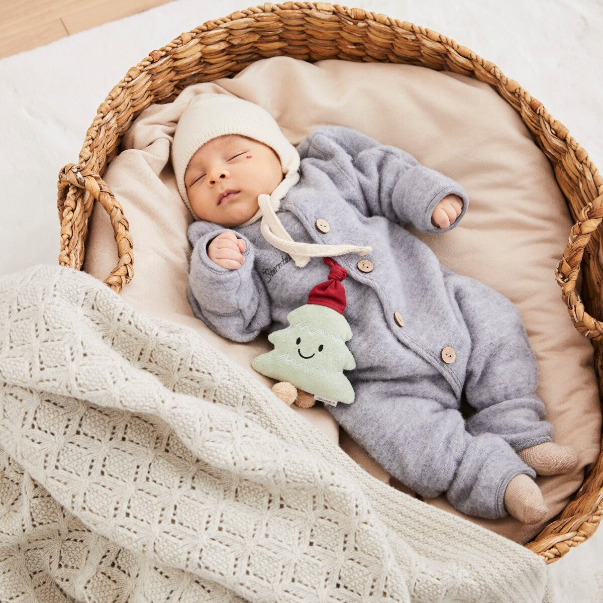 Sterntaler Babygreifling Weihnachten mit Rassel oder Knisterpapier 0M+