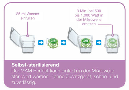 MAM PERFECT NIGHT Silikon Schnuller Oval