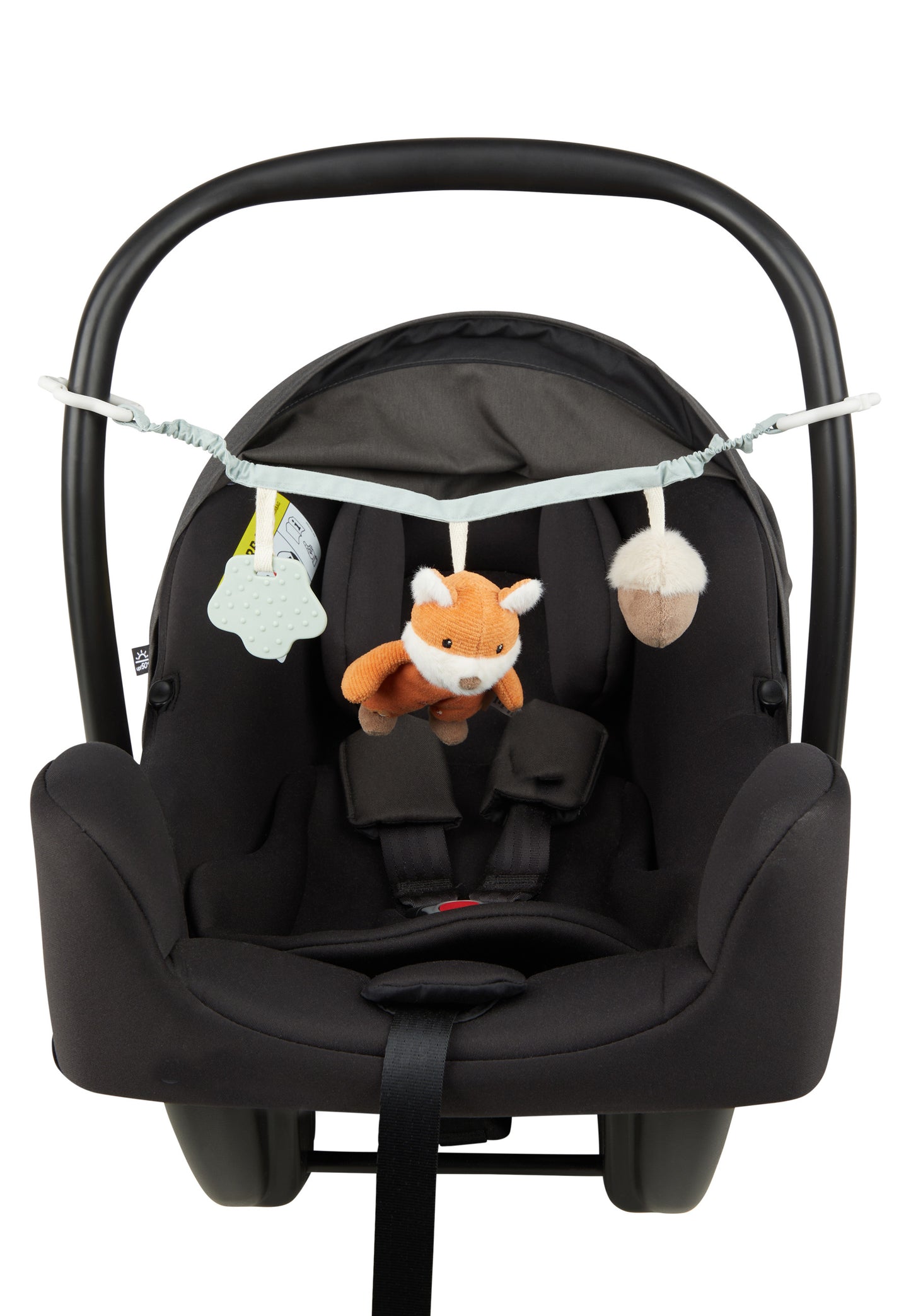 Sterntaler Kinderwagenkette Fuchs Filou Rot Waldgrün