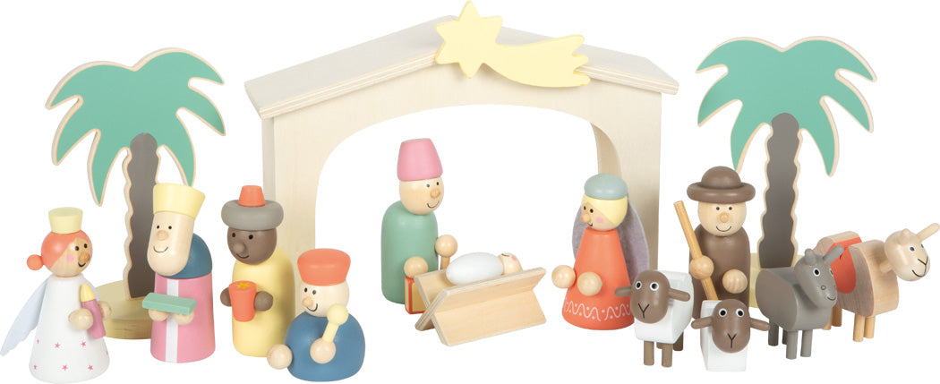 Small Foot Holz Weihnachtskrippe 3J+