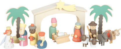 Small Foot Holz Weihnachtskrippe 3J+
