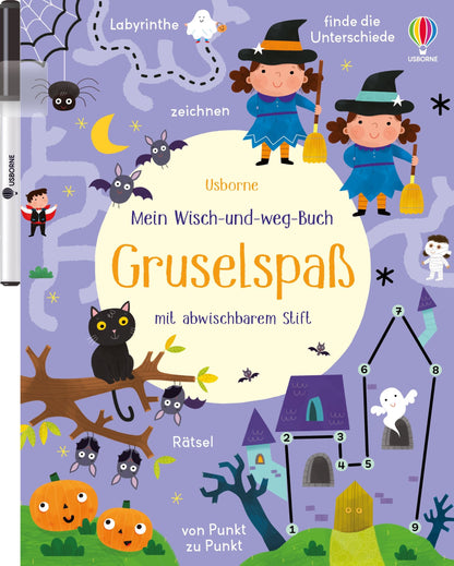 Usborne Wisch und Weg Buch Gruselspaß 4J+