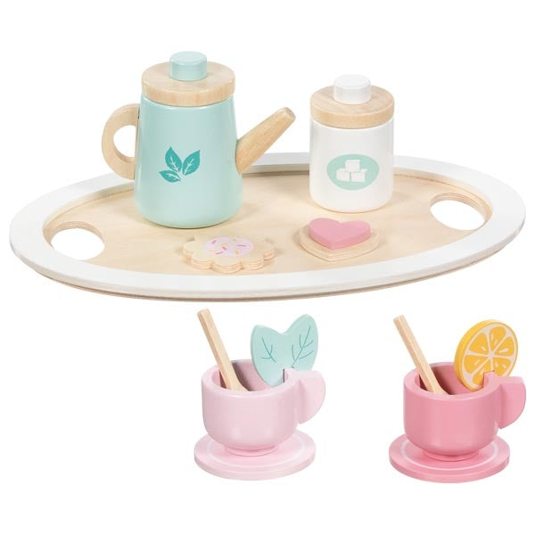 Goki Buntes Teeservice Pastell 2+
